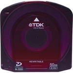 TDK 50GB Rewriteable Dual Layer Professional Disc for XDCAM