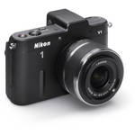 Nikon Nikon 1 V1 Mirrorless Digital Camera with 10-30mm Lens (Black)