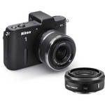 Nikon Nikon 1 V1 Mirrorless Digital Camera with 10mm and 10-30mm Lenses (Black)
