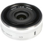 Nikon 1 Nikkor 10mm f/2.8 Lens (White) for CX Format