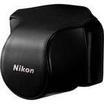 Nikon Leather Body Case Set for Nikon 1 V1 Digital Camera with VR 10-30mm Lens (Black)