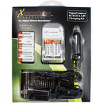 ExtremeBeam CR123A 3.0V Charger Kit with 6 Rechargeable Li-ion Batteries
