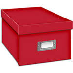 Pioneer Photo Albums CD/DVD Storage Box (Bright Red)