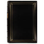 Pioneer Photo Albums Leather Pocket Bi-Directional Photo Album BTA-204 with Memo Area (Black)