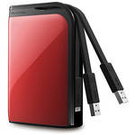 Buffalo MiniStation Extreme 1 TB Portable USB 3.0 Hard Drive (Red)