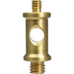 Impact Short Double-Male Round Spigot with 1/4"-20 and 3/8" Threads