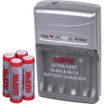Sunpak ACC-M1082-01 Ni-MH/Ni-Cd 2650mAh Batteries and Charger Kit