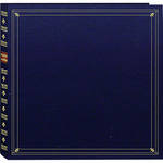 Pioneer Photo Albums 300-Pocket 4x6 Photo Album With Memo Area (Navy Blue)