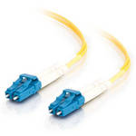 CablesToGo 16.4' (5 m) LC/LC Duplex 9/125 Single Mode Fiber Patch Cable (Yellow)