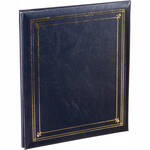 Pioneer Photo Albums 16-Pocket 5x7 & 8x10 Refillable Album (Navy Blue)