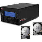 Newer Technology 2TB Guardian MAXimus mini Quad Interface HDD Array Kit (2 x 1TB)