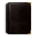 Pioneer Photo Albums 208-Pocket 4x6 Oxford Brass Corner Photo Album (Black)