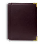 Pioneer Photo Albums 208-Pocket 4x6 Oxford Brass Corner Photo Album (Burgundy)