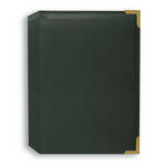 Pioneer Photo Albums 208-Pocket 4x6 Oxford Brass Corner Photo Album (Green)