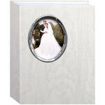 Pioneer Photo Albums Wedding Album (Silver Oval Frame)
