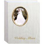 Pioneer Photo Albums Wedding Album (Gold Oval Frame With Text)