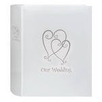 Pioneer Photo Albums Wedding Book Bound Album (Two Hearts)