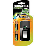 Duracell GoEasy Charger and 2 AA Ni-MH Batteries