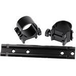 Weaver Steel Lock Mount See-Thru Riflescope Rings for 1" Ruger 77 (Stainless Steel)