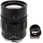 Voigtlander Heliar 75mm f/1.8 Lens with Viewfinder (Black)
