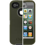 Otter Box Defender Case for iPhone 4 & 4S (Gunmetal Grey PC / Envy Green Slip Cover)