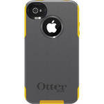Otter Box Commuter Series Case for iPhone 4 and 4S (Gunmetal Grey PC / Sun Yellow Slip Cover)