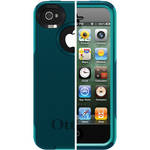 Otter Box Commuter Series Case for iPhone 4 and 4S (Deep Teal PC / Light Teal Slip Cover)