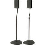 Sanus HTB7 Adjustable Height Satellite Speaker Stands (Pair, Black)