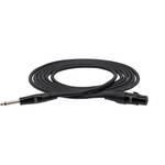 Hosa Technology Pro REAN XLR Female to 1/4" TS Hi-Z Microphone Cable - 25'