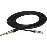 Hosa Technology HPR-010 Unbalanced 1/4" TS Male to RCA Male Audio Cable (10')