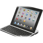 ZAGG ZAGGKeys SOLO Bluetooth Wireless Keyboard (Silver With Black Keys)