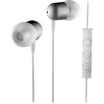 NOCS NS200 In-Ear Stereo Headphones with Mic and Remote (White)