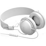 NOCS NS300 Street On-Ear Stereo Headphones with Mic and Remote (White)