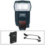Canon 580EXII Flash w/ Bolt Power Pack & Cable Kit