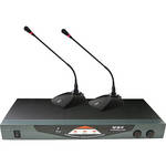 Pyle Pro PDWM2150 Professional Dual Table Top VHF Wireless Microphone System