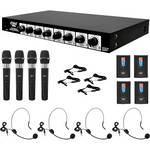 Pyle Pro PDWM8700 8-Channel Wireless VHF Microphone System