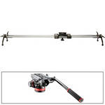 Cinevate Inc 58" Atlas 30 Slider With Legs & Manfrotto 502HD Head/Base 3/8"-16 Kit
