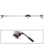 Cinevate Inc Atlas 30 58" Rail Kit with Regular Legs and Manfrotto 502 Head