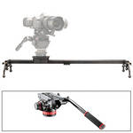 Cinevate Inc 26" Atlas FLT W/ Legs & Manfrotto 502HD Head/Base 3/8"-16 Kit