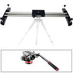 Glidetrack 78" Glidetrack Hybrid & Manfrotto 502HD 3/8"-16 Head/Base Kit
