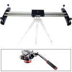 Glidetrack 20" Glidetrack Hybrid & Manfrotto 502HD 3/8"-16 Head/Base Kit