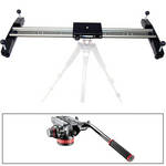 Glidetrack 59" Glidetrack Hybrid & Manfrotto 502HD 3/8"-16 Head/Base Kit