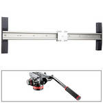 Glidetrack 5 ft Glidetrack HD & Manfrotto 502HD 3/8"-16 Head/Base Kit
