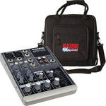 Mackie 402-VLZ3 4-Channel Compact Audio Mixer with Bag Kit