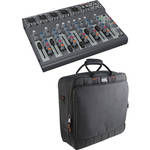 Behringer XENYX 1002B Battery-Operated 10-Channel Audio Mixer with Bag Kit