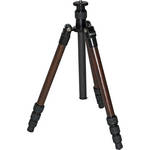 Redged TSC-424W Ultimate 4-Section Carbon Fiber Travel Tripod (Wood Finish)