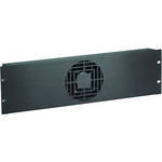 Raxxess QUIET FAN PNL/3U/1-FAN/60 CFM/BLK ANOD