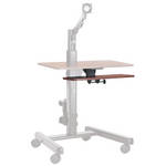 Raxxess Articulating Keyboard Tray for Music Production Center (Mahogany)