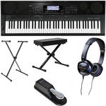Casio WK-7500 76-Key Keyboard Basics B&H Kit