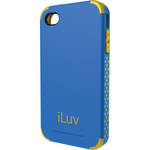 iLuv Regatta Dual Layer Case for iPhone 4 Series (Blue)
